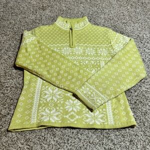 Obermeyer Fair Isle Wool blend Ski Sweater- M